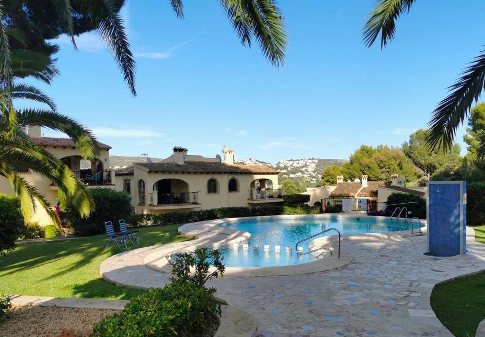 Apartamento En Moraira Con Piscina Exteriör bild