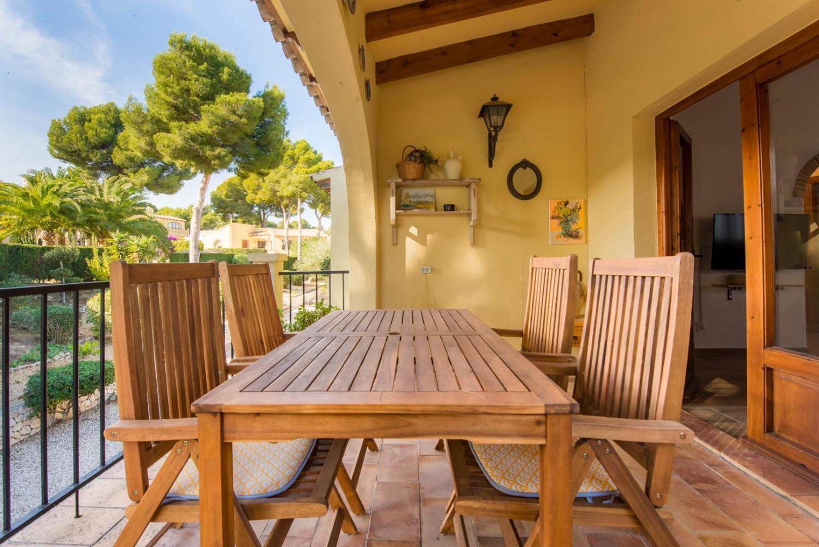 Apartamento En Moraira Con Piscina Exteriör bild